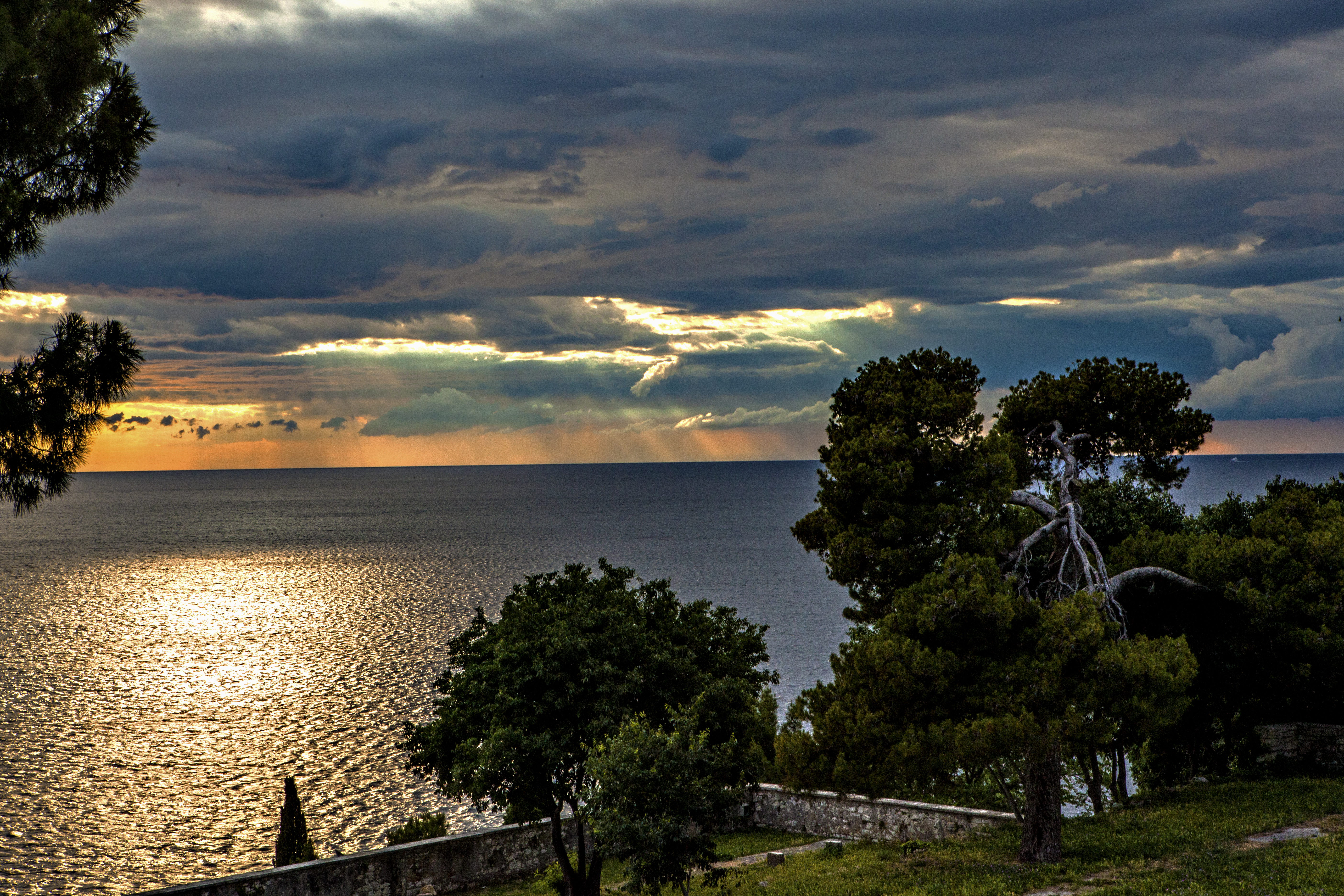 last sun over the adriatic